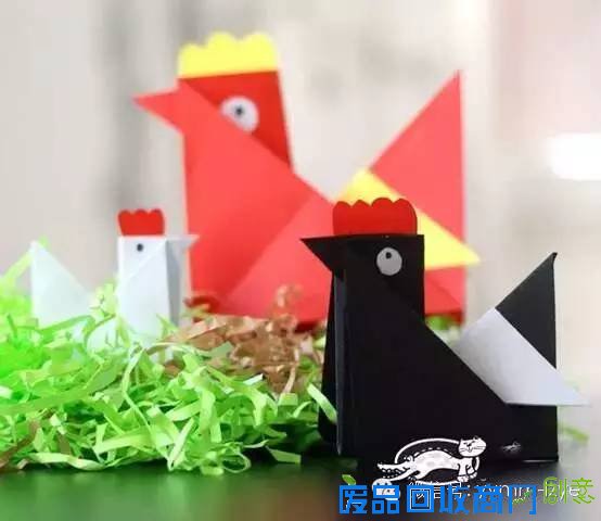 好美的卡通折纸，带孩子一起折起来！