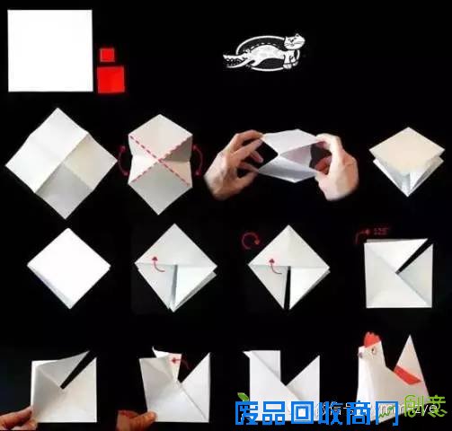 好美的卡通折纸，带孩子一起折起来！