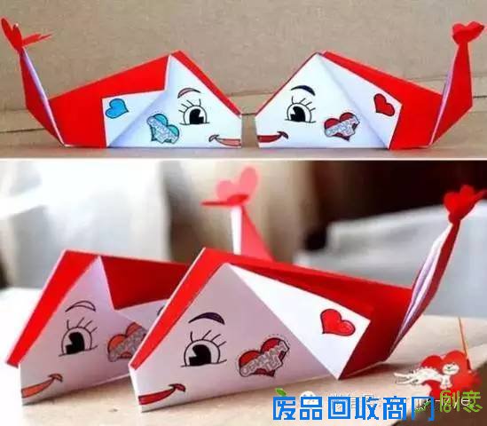 好美的卡通折纸，带孩子一起折起来！