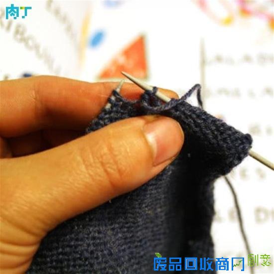 毛线袜子的编织方法 洋袜跟编织技巧及图样