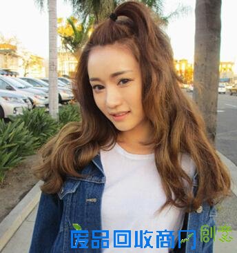 时髦有简单，快学明星扎个减龄“苹果头”