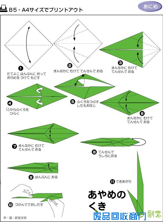 各种折纸方法完美图解——（父母们留着陪孩子玩）