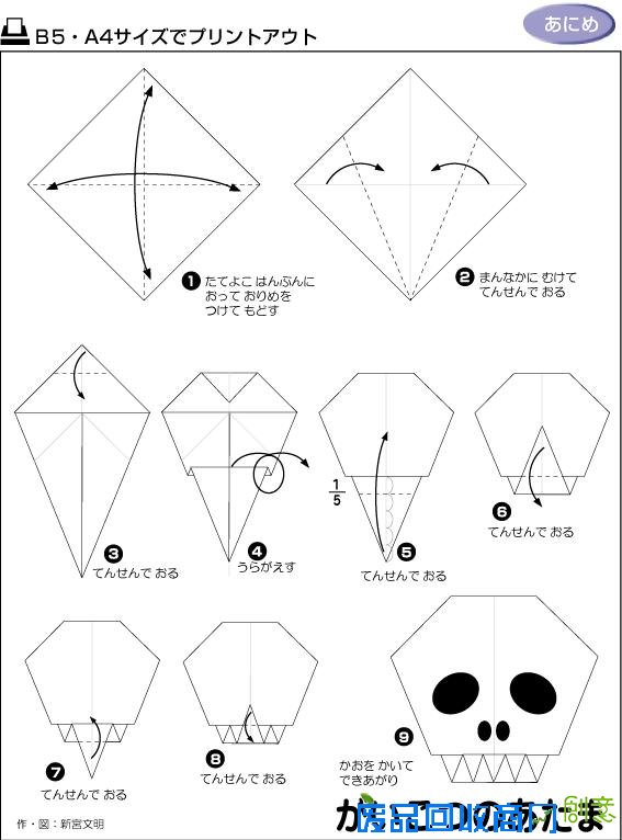 各种折纸方法完美图解——（父母们留着陪孩子玩）
