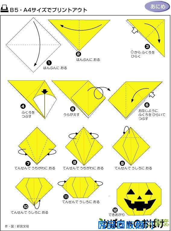 各种折纸方法完美图解——（父母们留着陪孩子玩）