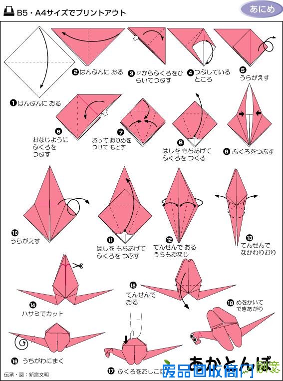 各种折纸方法完美图解——（父母们留着陪孩子玩）