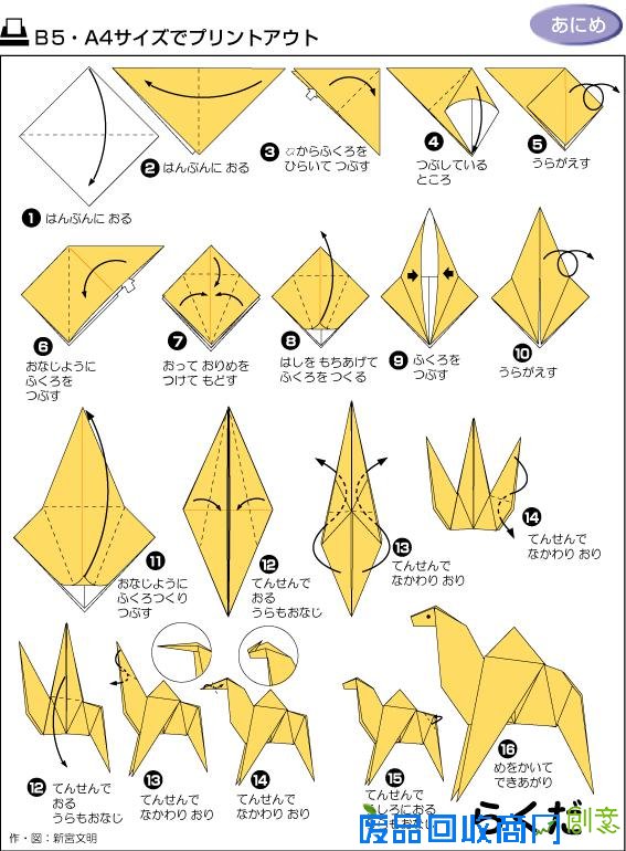 各种折纸方法完美图解——（父母们留着陪孩子玩）