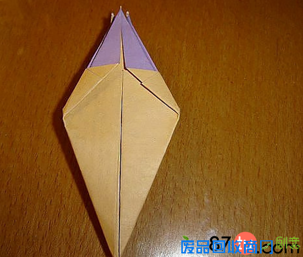 娇羞欲滴的铃兰折纸图解教程
