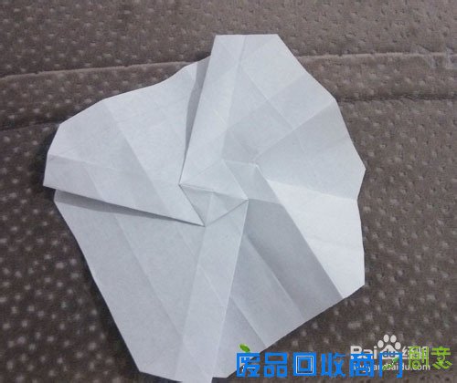 用纸折玫瑰花步骤图图片