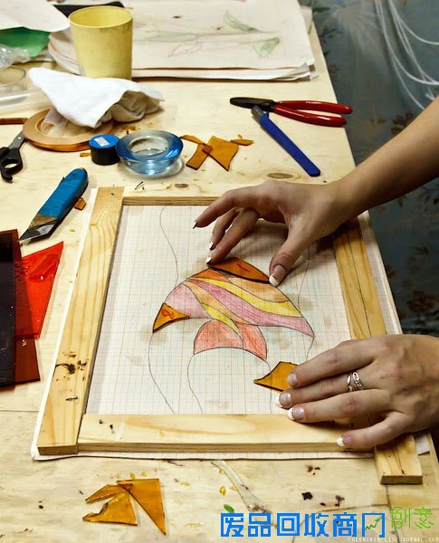 自制蒂芙尼玻璃