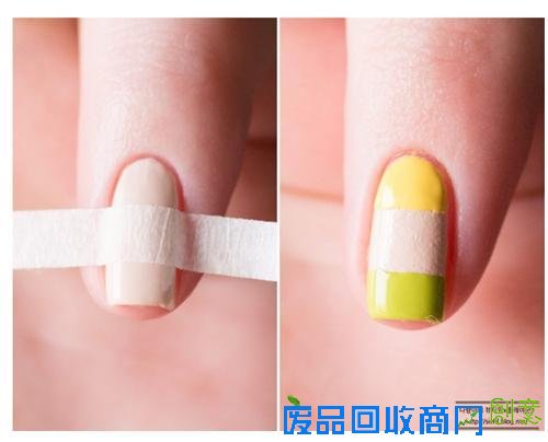 自己DIY省下五百块！玻璃甲条纹甲在家这样做