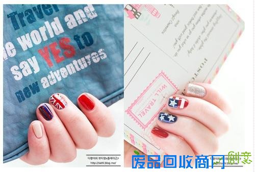 自己DIY省下五百块！玻璃甲条纹甲在家这样做