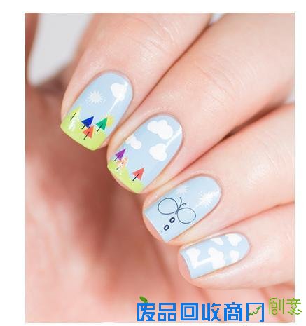 自己DIY省下五百块！玻璃甲条纹甲在家这样做