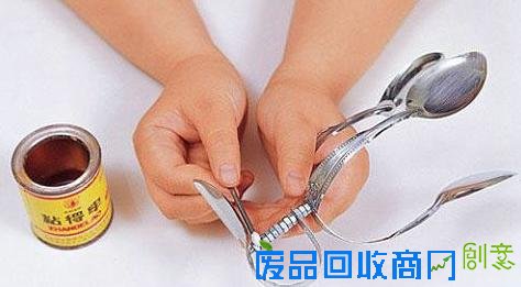 变废为宝—用旧汤勺DIY自制创意蜡烛台