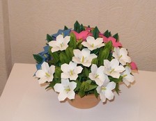 折纸制作的纸艺花往往都是单朵的，如果能够按照较为简单的制作方法制作出成束的纸艺花，受欢迎的程度肯定会大大的提高，例如这个纸艺花的教程就十分精美，值得收藏，教程地址：…