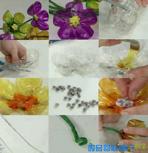 点击浏览大图 可乐瓶、塑料瓶手工制作大全 废旧塑料瓶手工制作的艺术