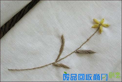 小雏菊手工刺绣教程