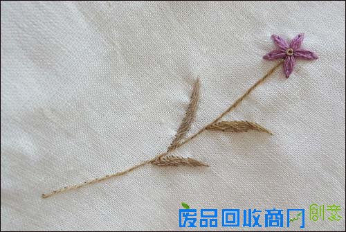 小雏菊手工刺绣教程