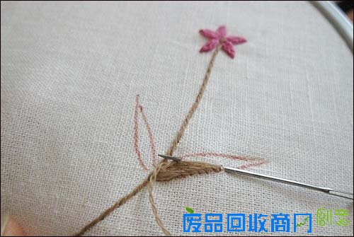 小雏菊手工刺绣教程