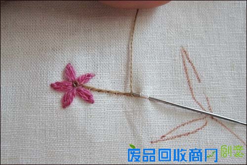 小雏菊手工刺绣教程