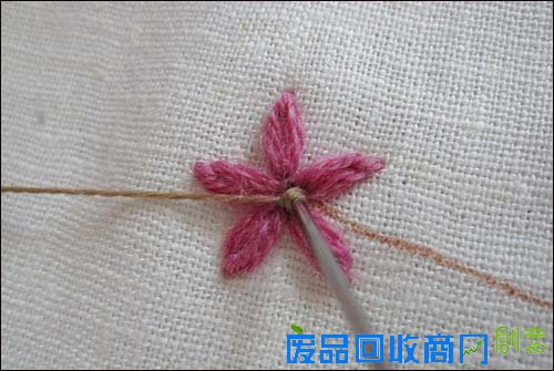 小雏菊手工刺绣教程