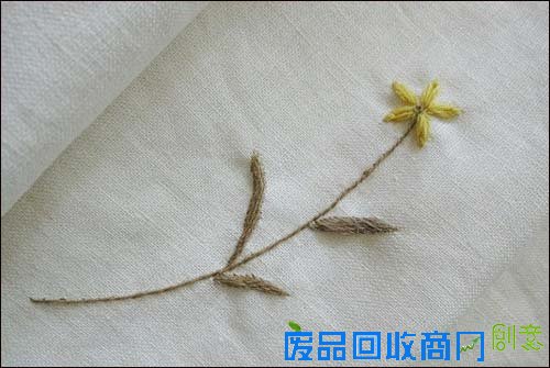 小雏菊手工刺绣教程