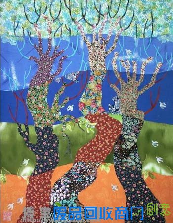 布贴画剪贴出的异样风情(图)