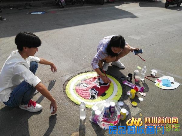 四川德阳打造城市新地标 城管邀市民来涂鸦(图)