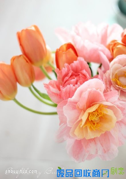 无法分辨真假的美丽纸花的折法图解教程