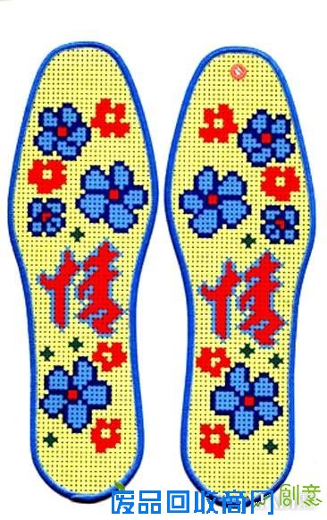 【图】揭秘鞋垫十字绣图案 下面小编带你欣赏民间手工艺术品