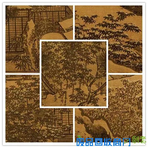  南宋界画考析：刘松年《四景山水图》