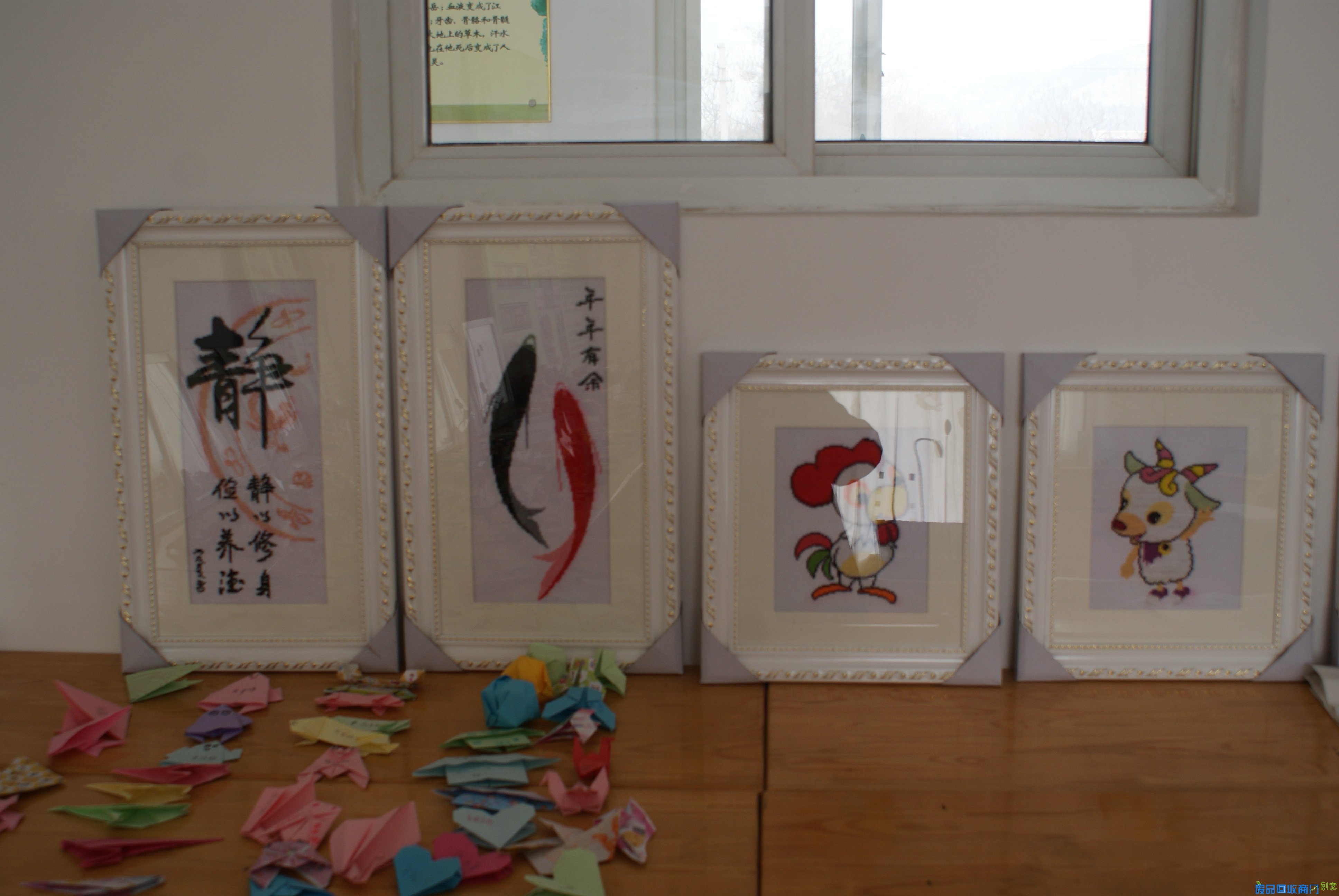 济南市长清区文昌三朱小学举行校本课程“十字绣”成果展示活动