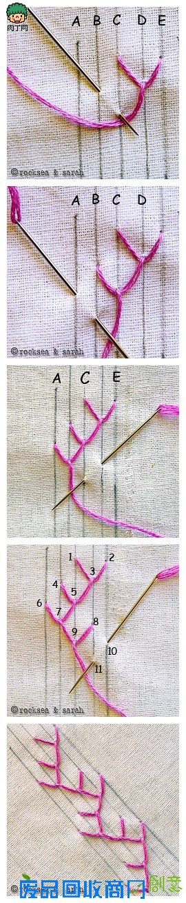 手工刺绣针法大全