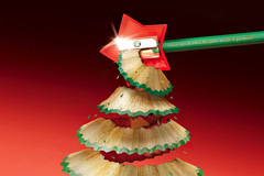 国外文具品牌精彩圣诞创意广告