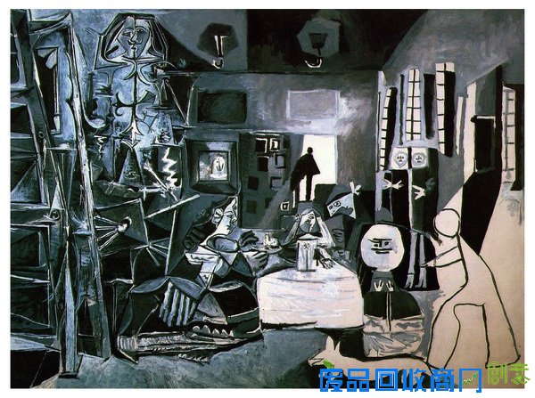 毕加索对《宫中侍女》的重新诠释