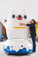 崔金林右正在工作