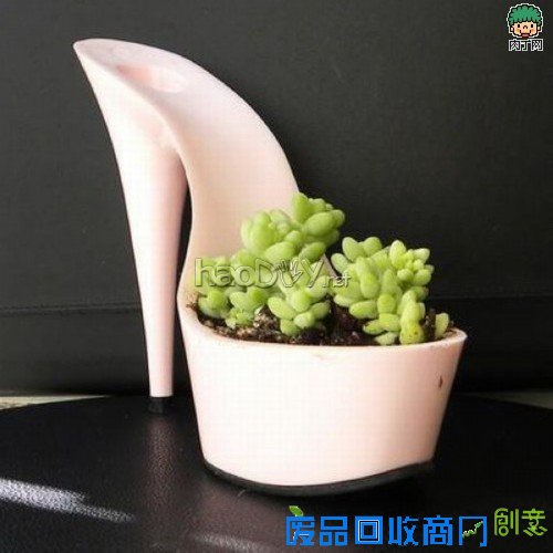 自制旧鞋怎么处理 旧鞋变花盆的35个DIY多姿多彩样例