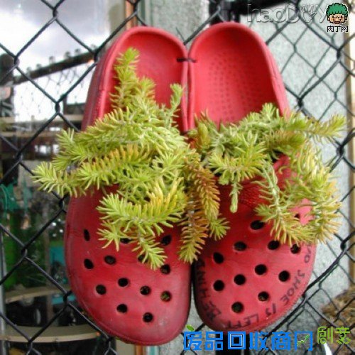 自制旧鞋怎么处理 旧鞋变花盆的35个DIY多姿多彩样例