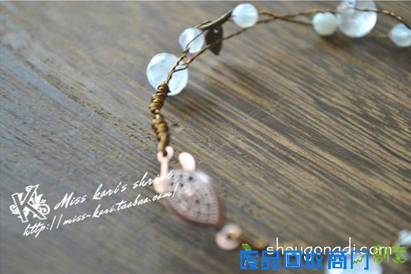 唯美的绕线手镯DIY 串珠绕线手镯手工制作 -  