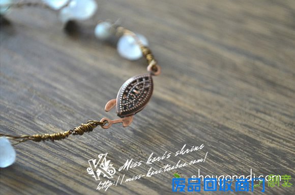 唯美的绕线手镯DIY 串珠绕线手镯手工制作 -  