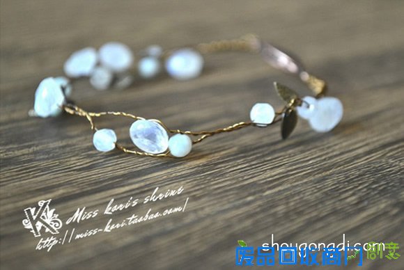 唯美的绕线手镯DIY 串珠绕线手镯手工制作 -  