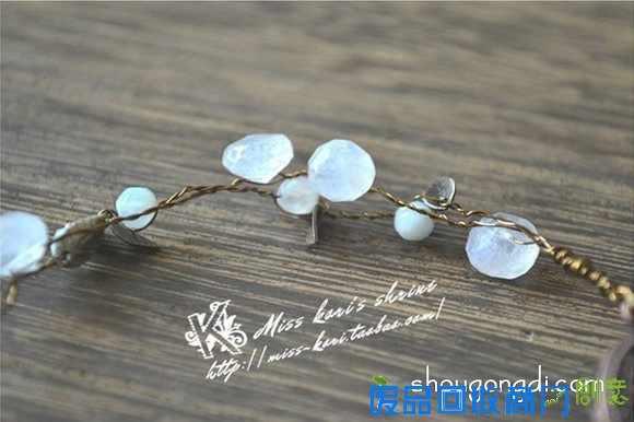 唯美的绕线手镯DIY 串珠绕线手镯手工制作 -  