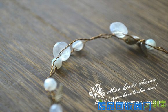 唯美的绕线手镯DIY 串珠绕线手镯手工制作 -  