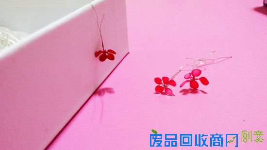 DIY：指甲油+铜丝，教你做花朵发簪