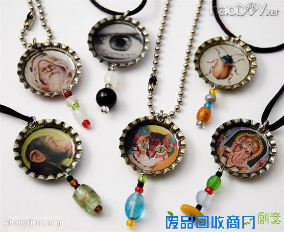 金属瓶盖变废为宝DIY手工小制作大全