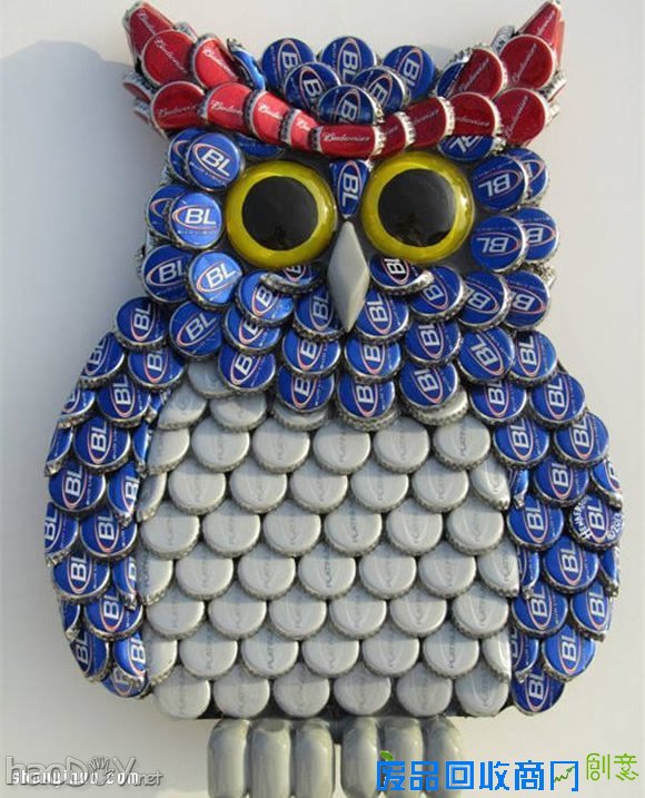 金属瓶盖变废为宝DIY手工小制作大全