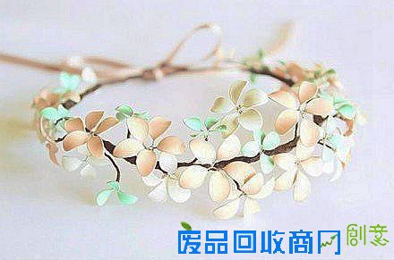 金属丝花环,花环制作,花环