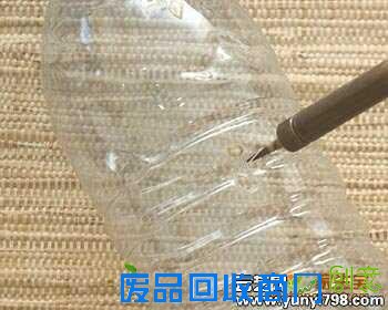 塑料瓶变废为宝手工制作唯美花瓶2