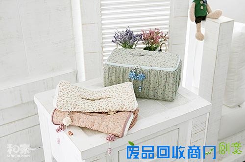 6款韩式田园纸巾盒套 用布艺DIY扮靓家