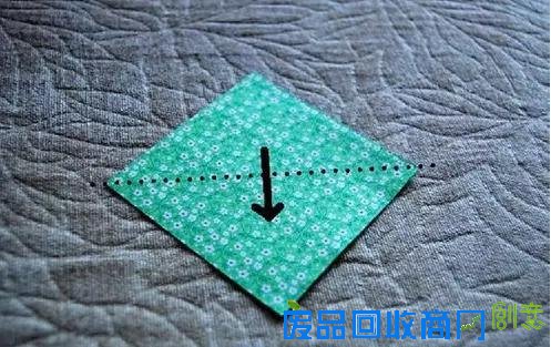 创意手工，简单四叶草的折纸过程，教给孩子！