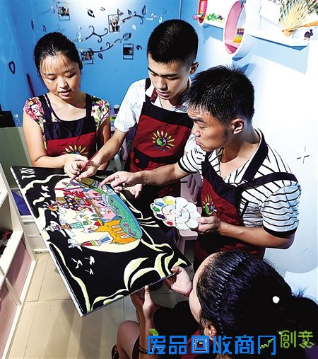 南岸有家“向日葵”手工品小店 专卖自闭症孩子的作品